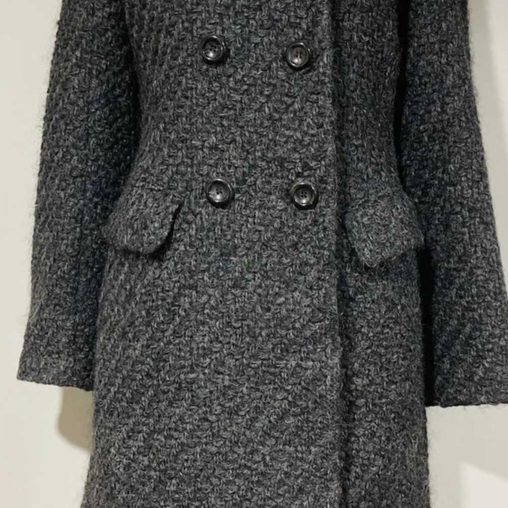 Jil Sander Boucle Fleece Wool Chunky Knit Gray Ov… - image 1