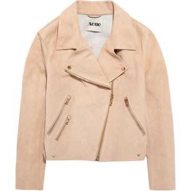 Acne Rita Double Whisper Pink Beige Suede Leather… - image 1