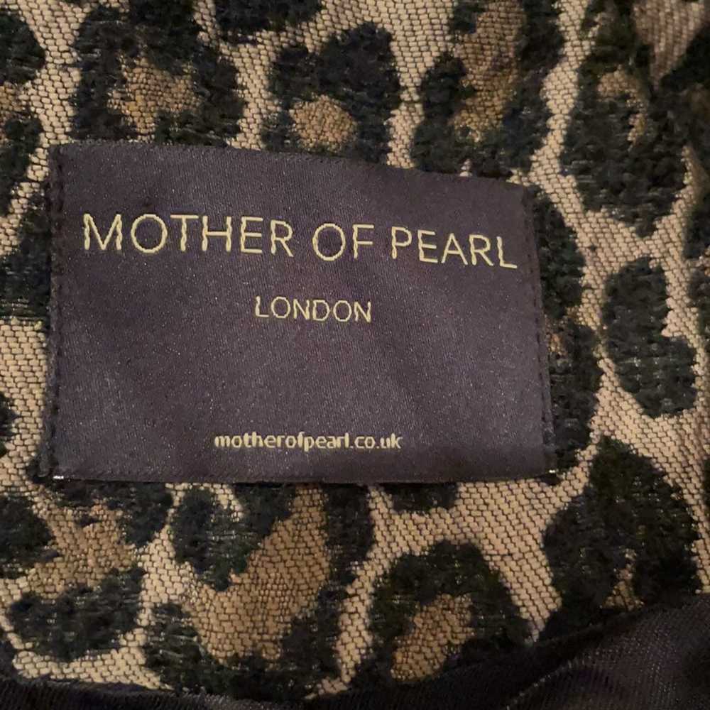 Mother of Pearl Cheetah Print Trench Coat - image 11