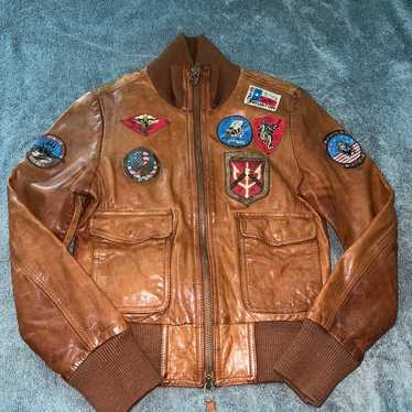 Top gun leather jacket - image 1