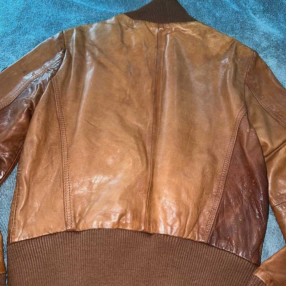 Top gun leather jacket - image 7