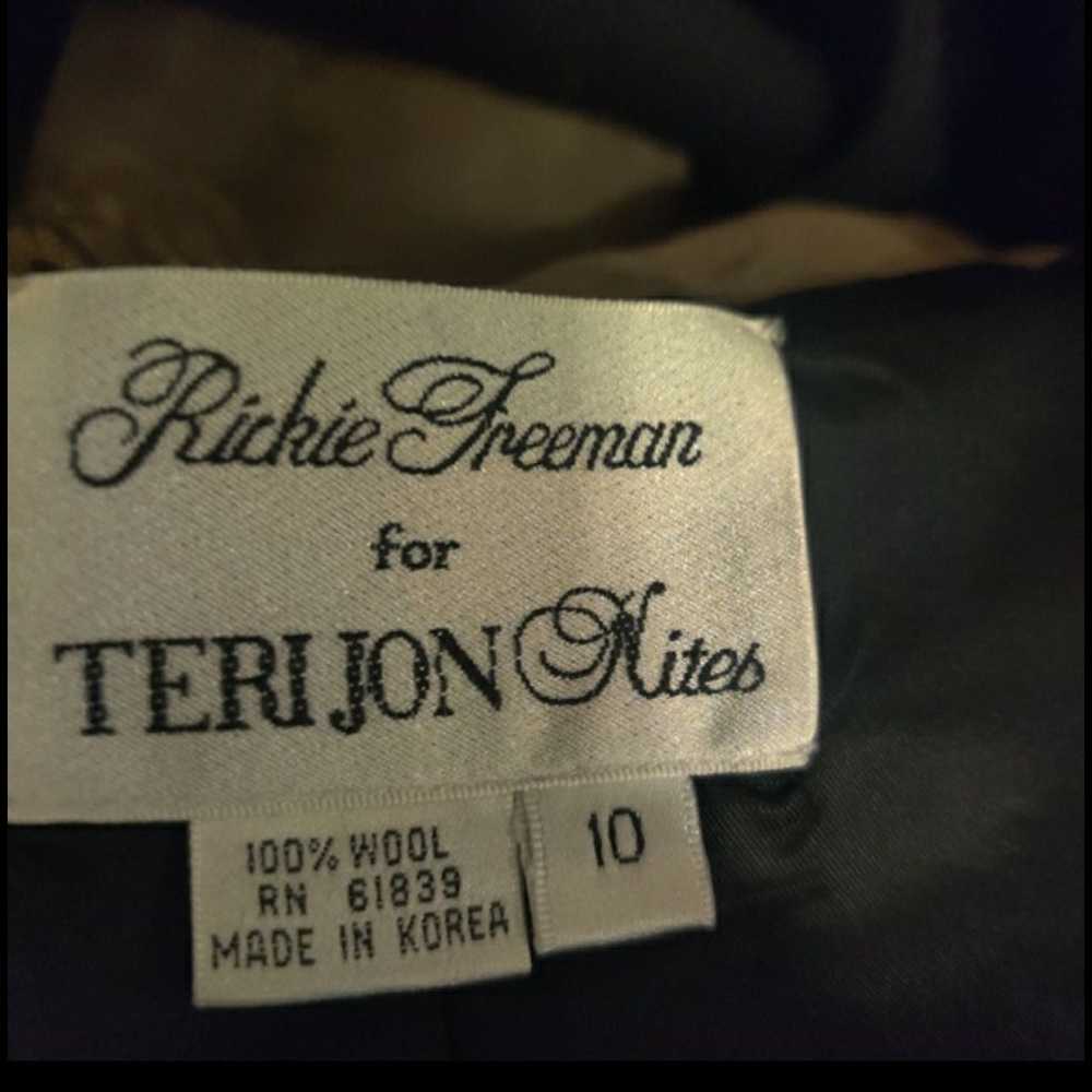 Rickie Freeman Vtg V-Neck Sequin Jacket - image 11