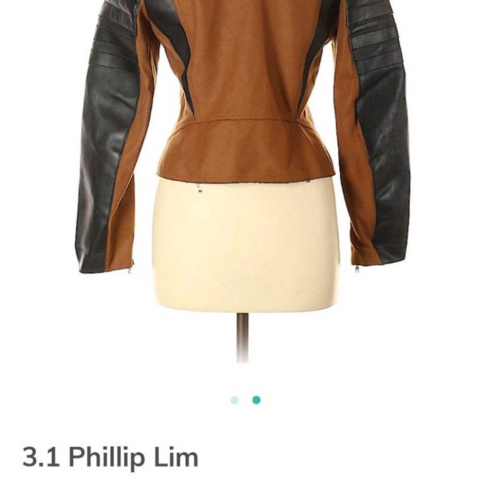 phillip lim leather moto jacket - image 2