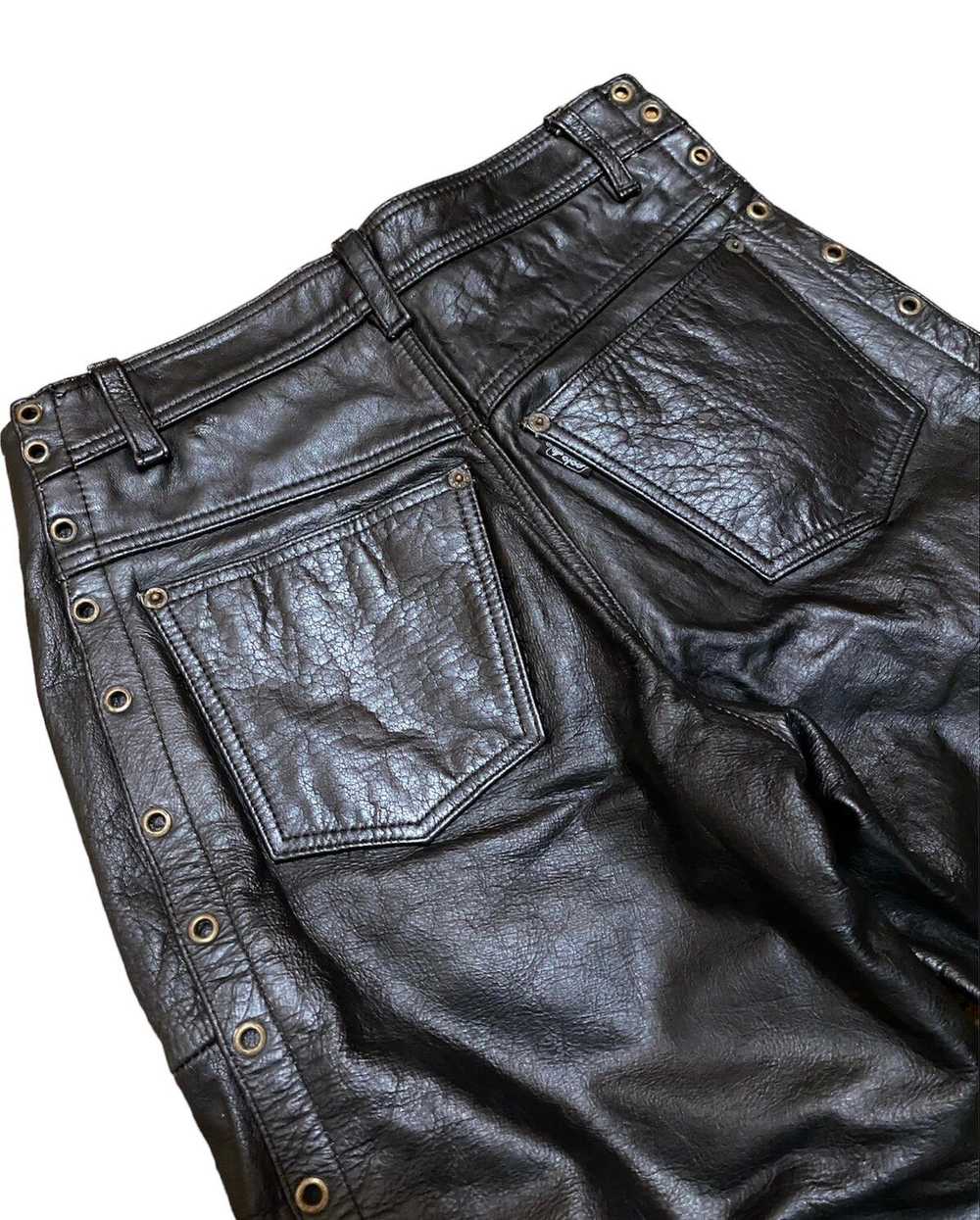 Biker Jeans × Genuine Leather × Vintage Vintage M… - image 7