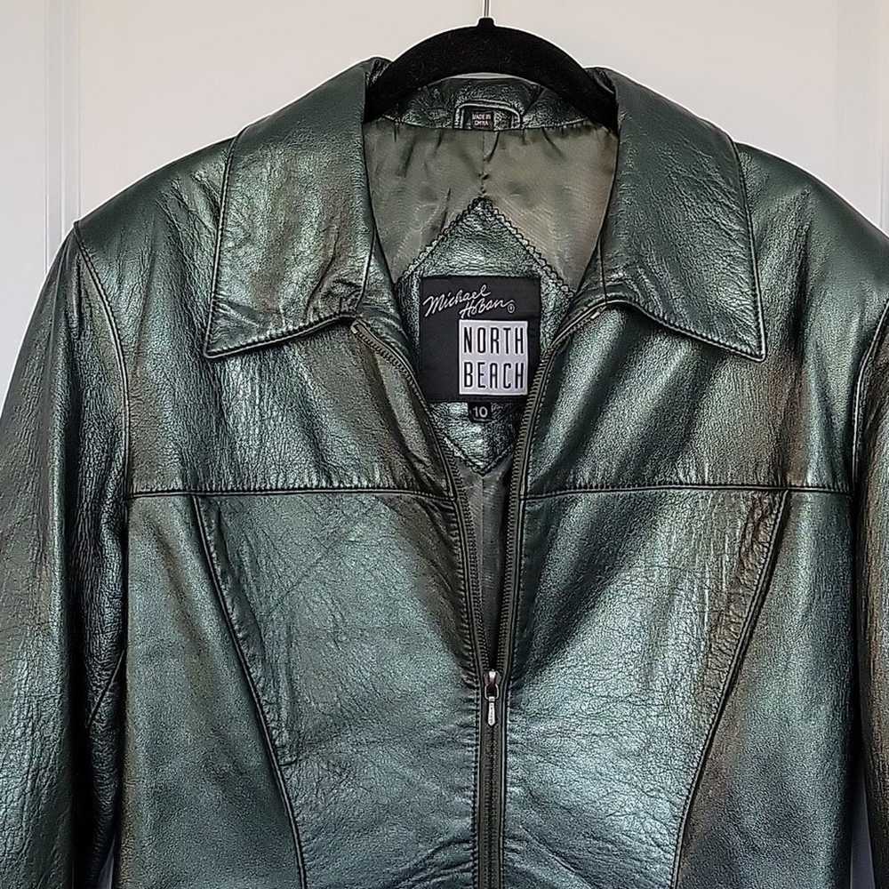 Vintage Michael Hoben North Beach Leather Jacket - image 3