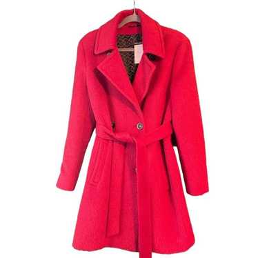 Rene Lezard Red Coat Jacket Alpaca / Wool Sz 40 -… - image 1