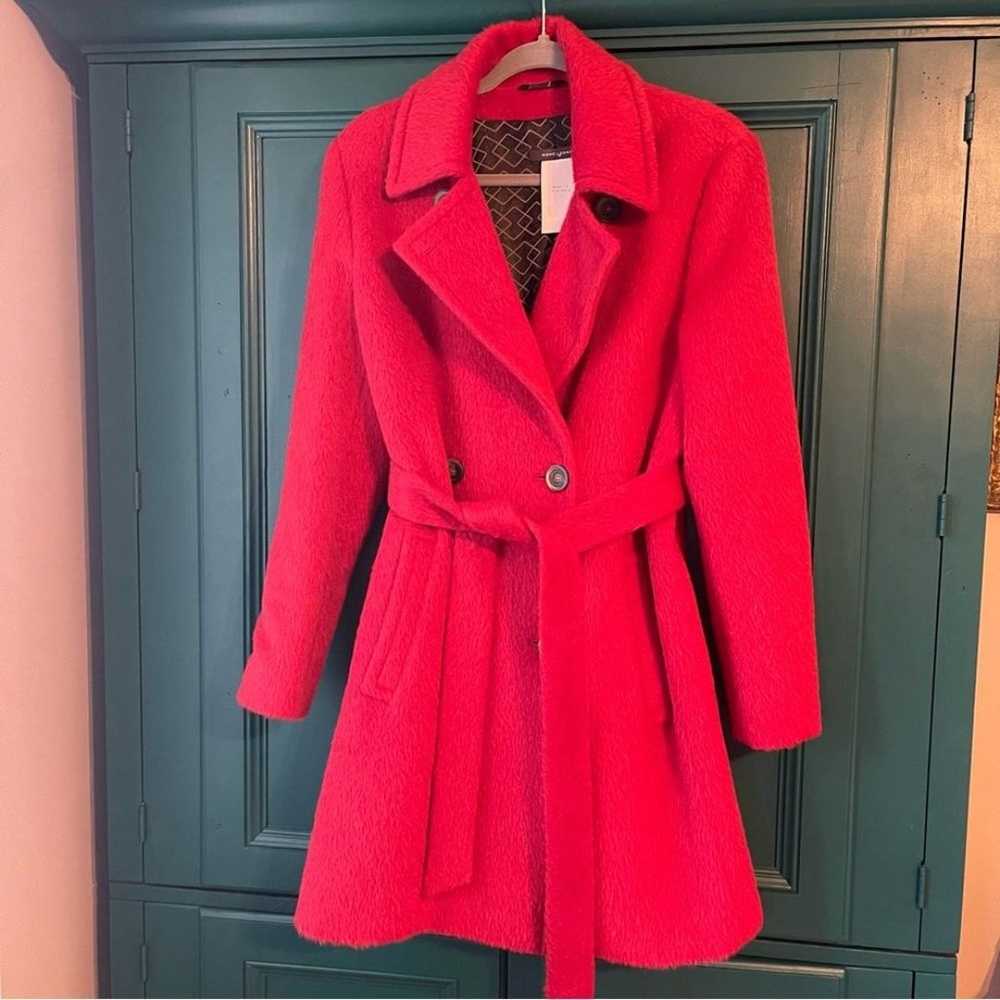 Rene Lezard Red Coat Jacket Alpaca / Wool Sz 40 -… - image 2