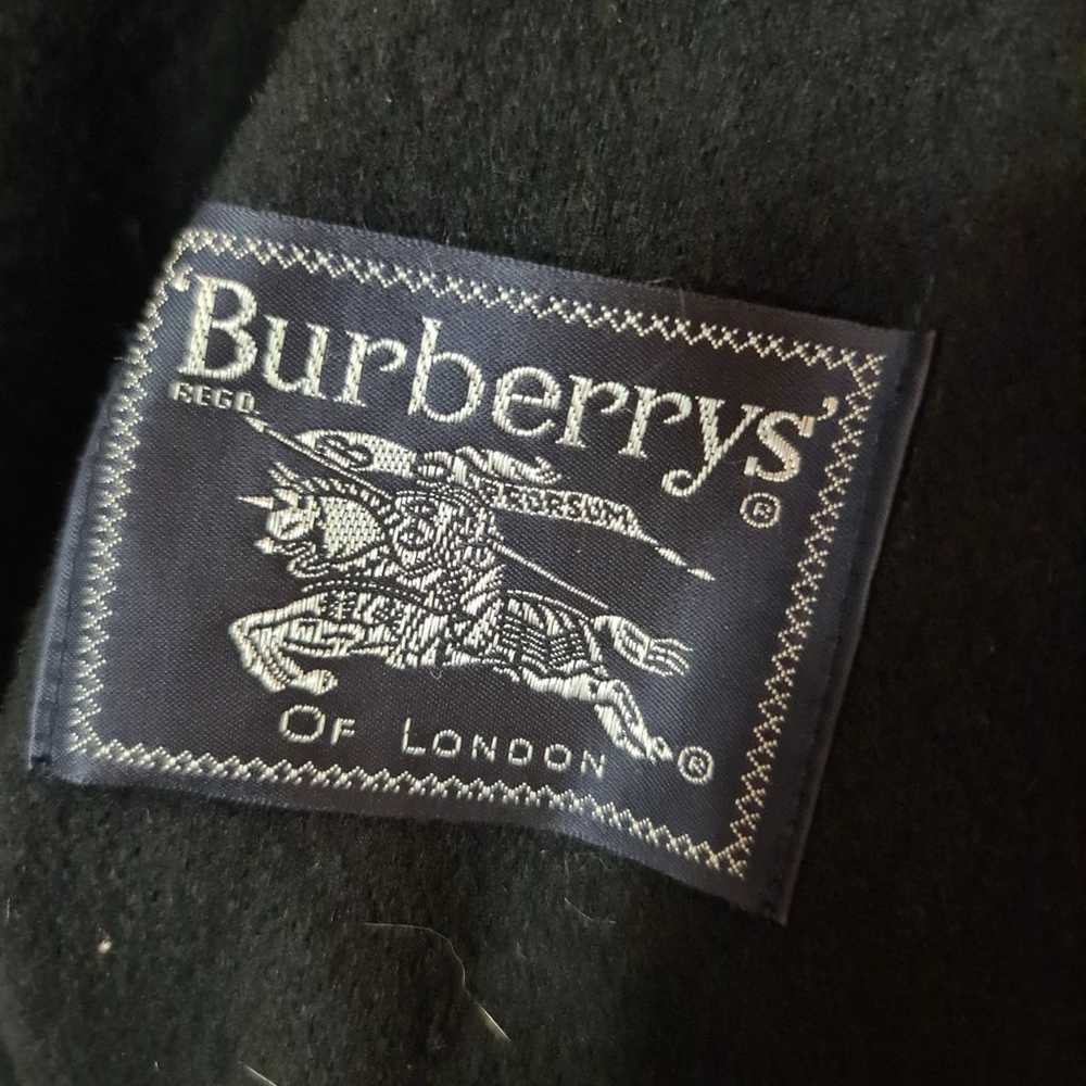 Burberry London Navy Wool Toggle Coat vintage tre… - image 10
