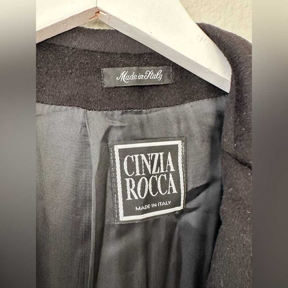 Cinzia Rocca Italy Long Wool Coat SZ 10 - image 8