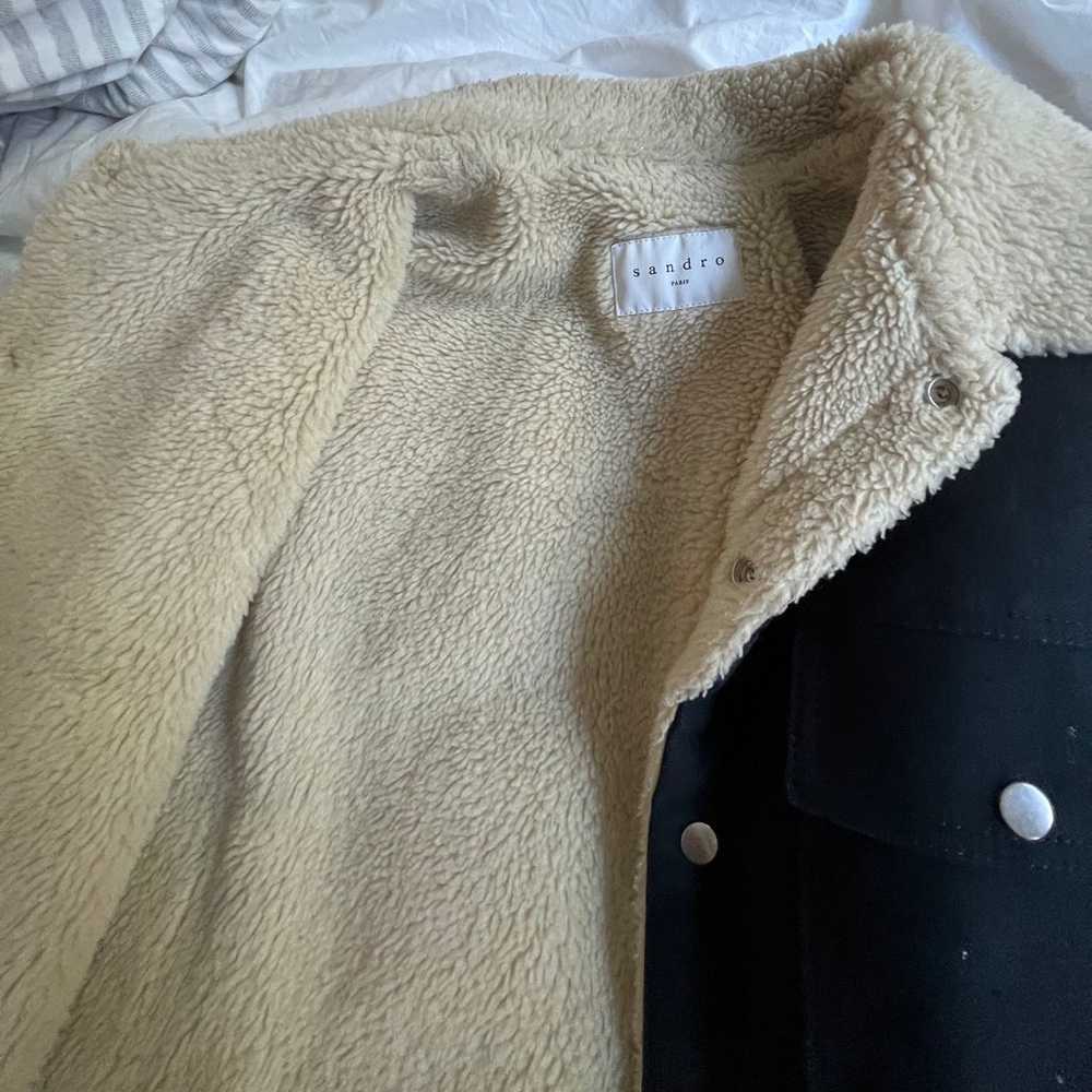 Sandro jacket peacoat medium - image 4