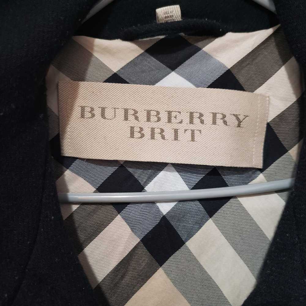 Burberry Brit wool coat black size 10 - image 8