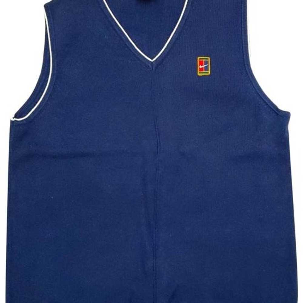 Blue Vintage Women's Sleeveless Golf Vest - image 3