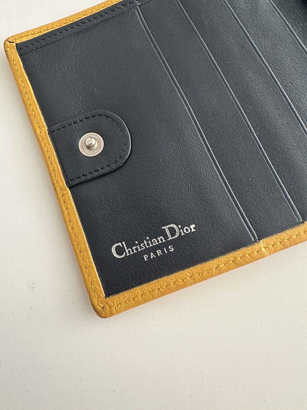 Dior christian dior yellow leather wallet - image 3