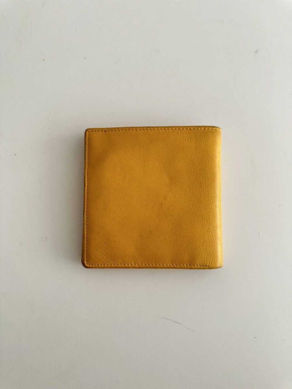 Dior christian dior yellow leather wallet - image 4