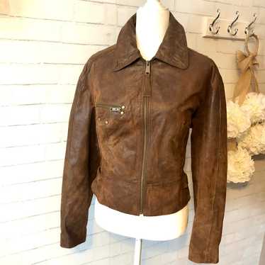 Nine West Vtg. America Leather Jacket