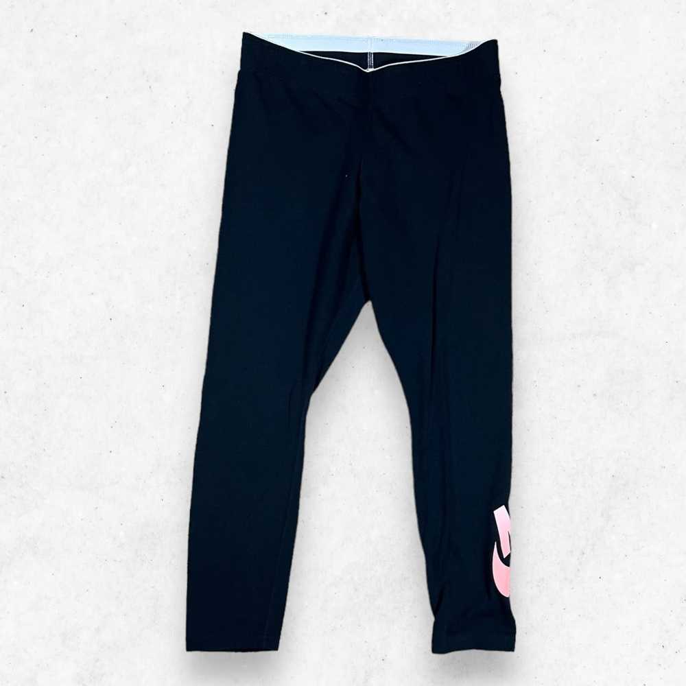 Nike Nike Black Leggings Women's Size S Side Swoo… - image 1