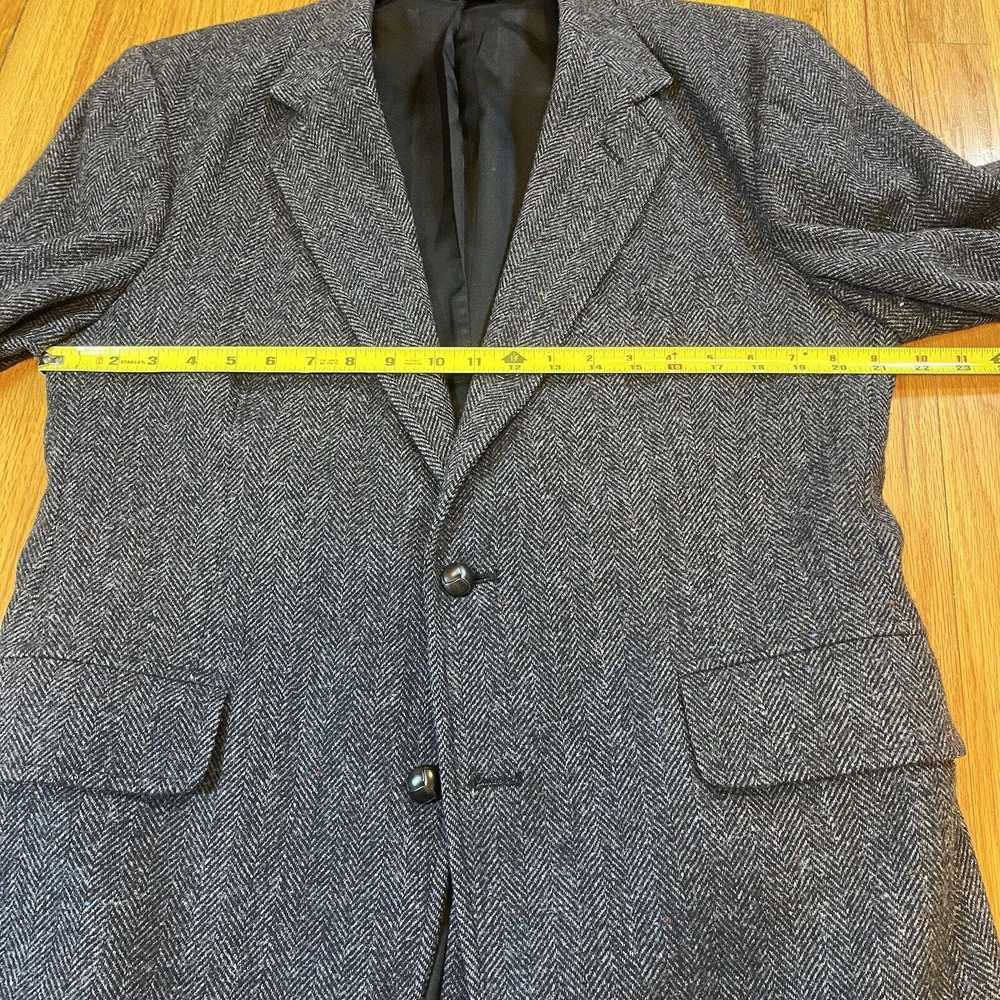 Pendleton Vtg Pendleton Blazer Mens 42 Wool Gray … - image 8