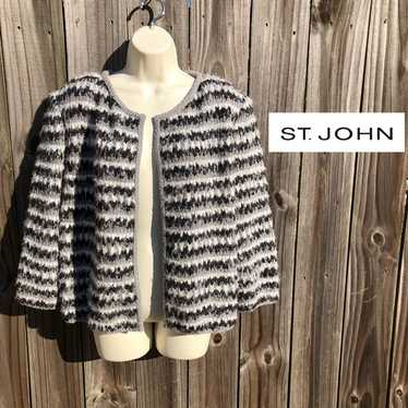 St. John NWOT Wool Mohair Cashmere Cardigan Jacke… - image 1