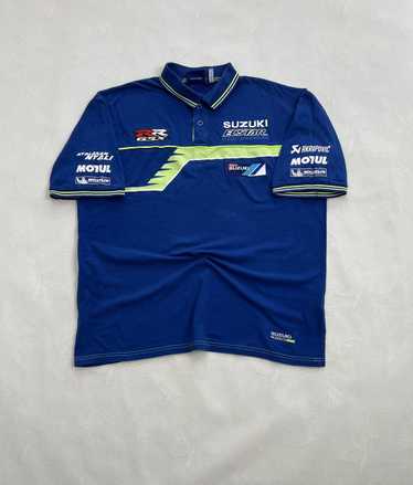 NASCAR × Racing × Vintage Polo Shirt Suzuki racing