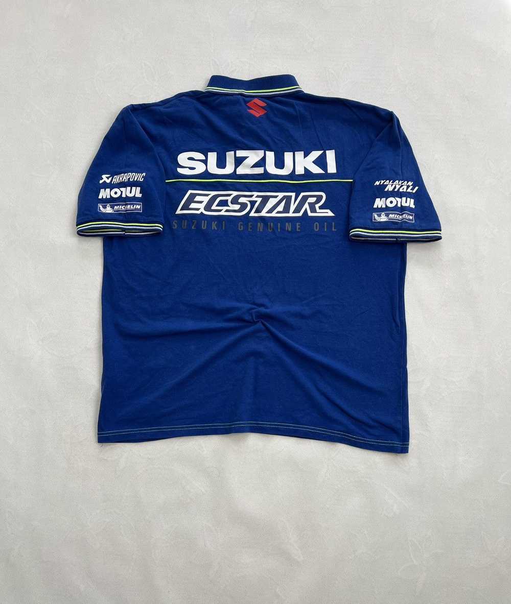 NASCAR × Racing × Vintage Polo Shirt Suzuki racin… - image 2