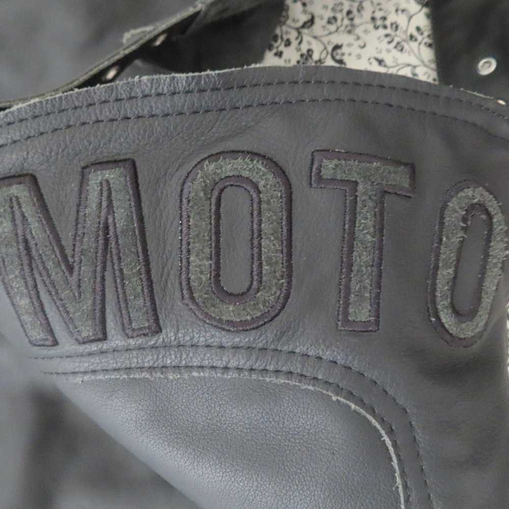 ICON Moto Leathers Leather & Suede BombShell Moto… - image 3