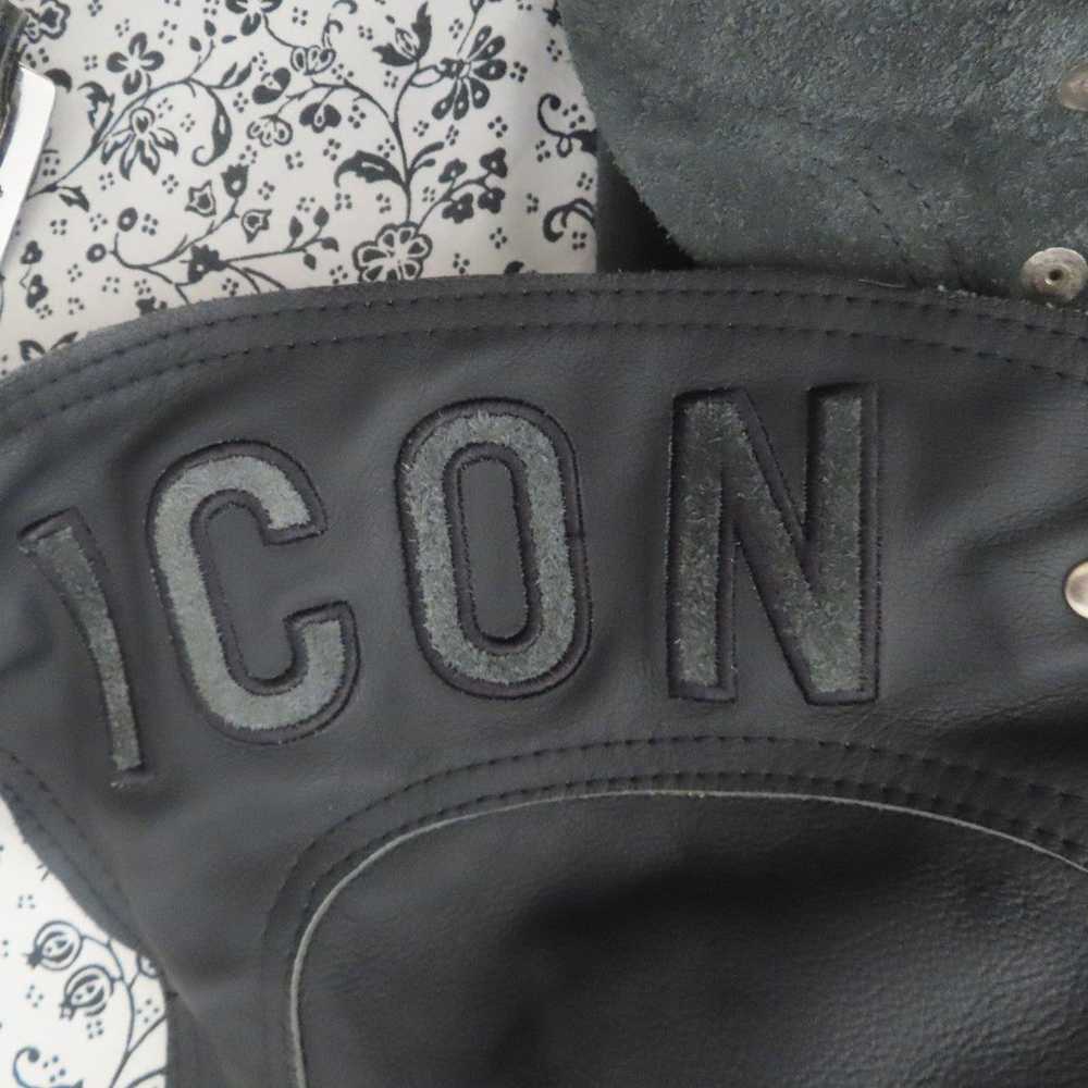 ICON Moto Leathers Leather & Suede BombShell Moto… - image 4