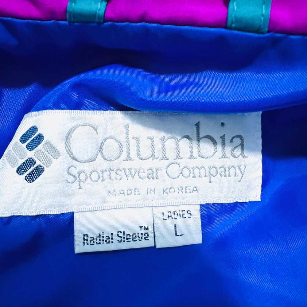 Vintage 80s 90s Columbia Teal & Pink 3 In 1 Ski J… - image 11