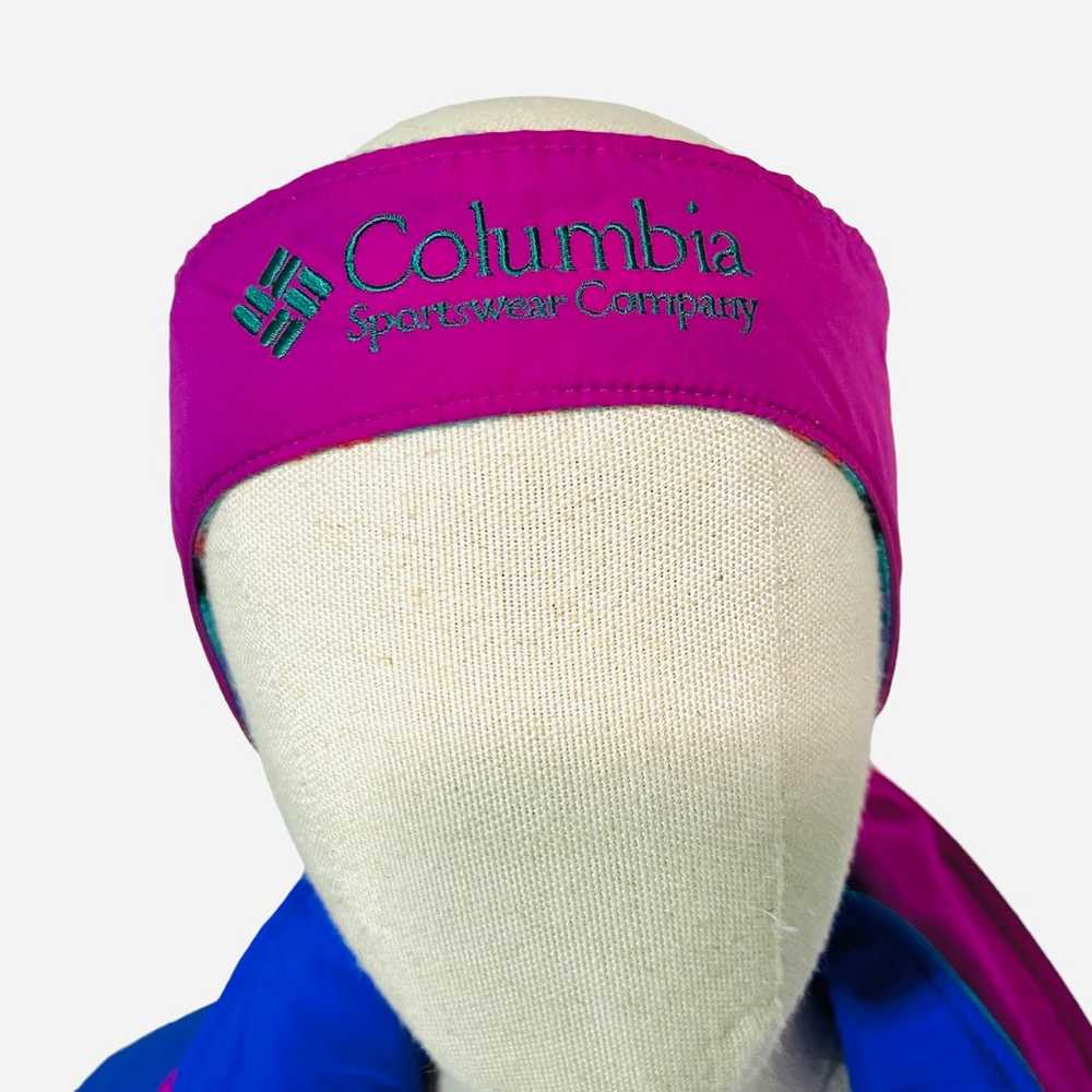 Vintage 80s 90s Columbia Teal & Pink 3 In 1 Ski J… - image 3