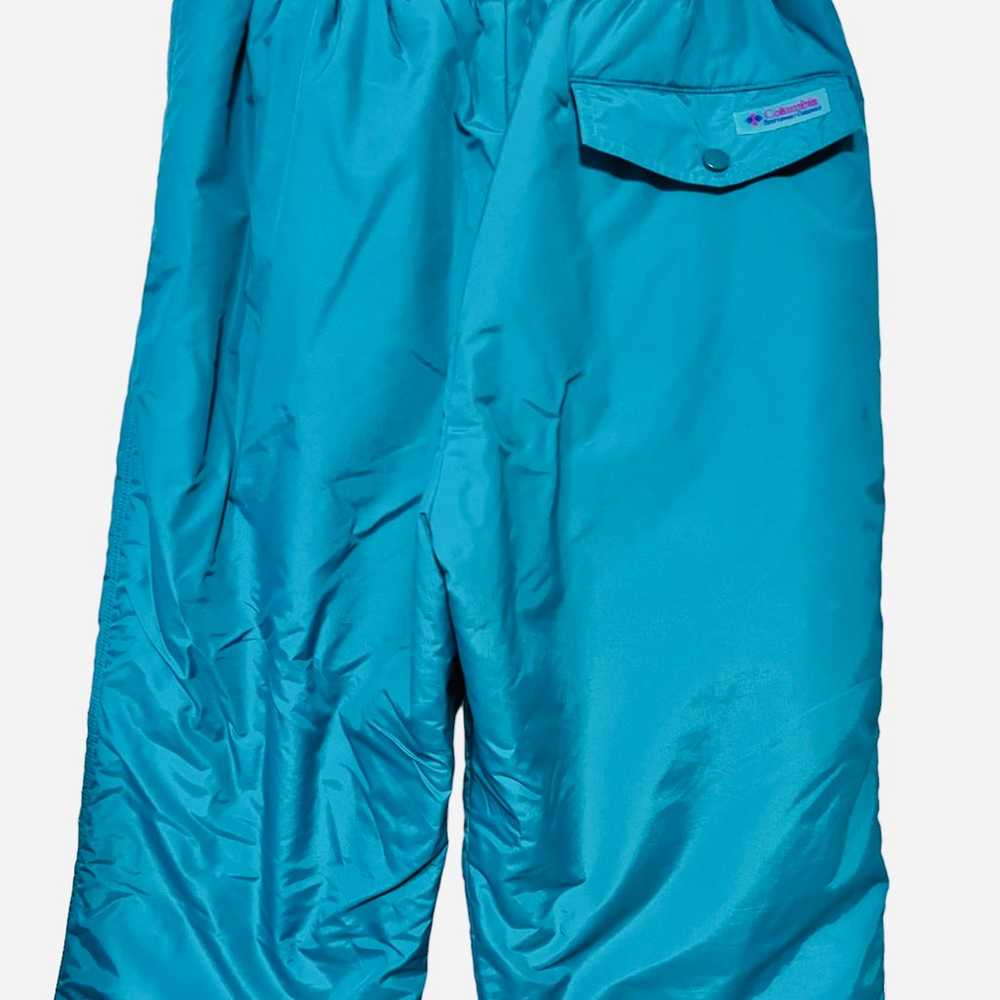 Vintage 80s 90s Columbia Teal & Pink 3 In 1 Ski J… - image 4