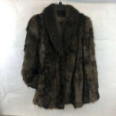 VTG Evans Collection Sz 12 M Beaver Fur Coat Med H