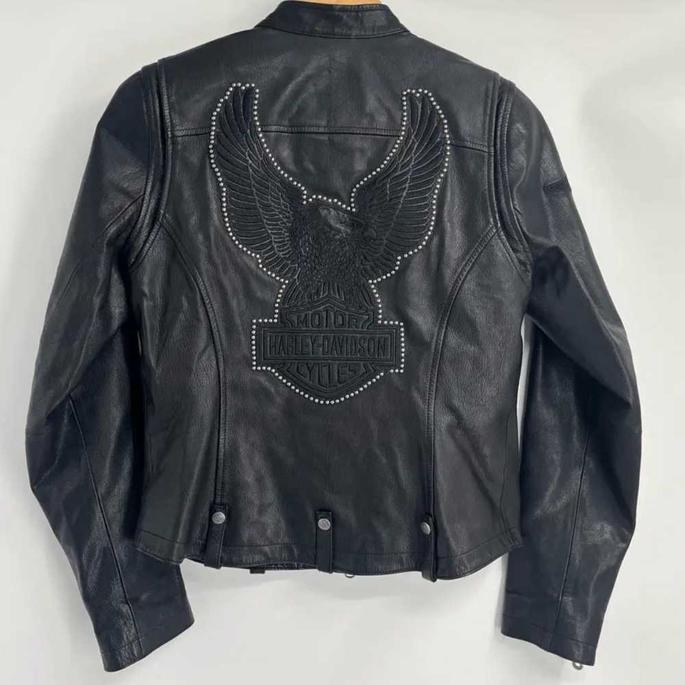 Womens Harley Davidson Leather jacket - image 2