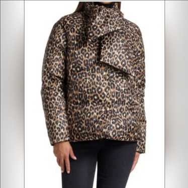 Kate Spade Leopard-Print Button-Front Central Puf… - image 1