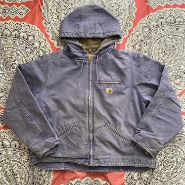 Womens Carhartt Washed Duck Sherpa Jacket