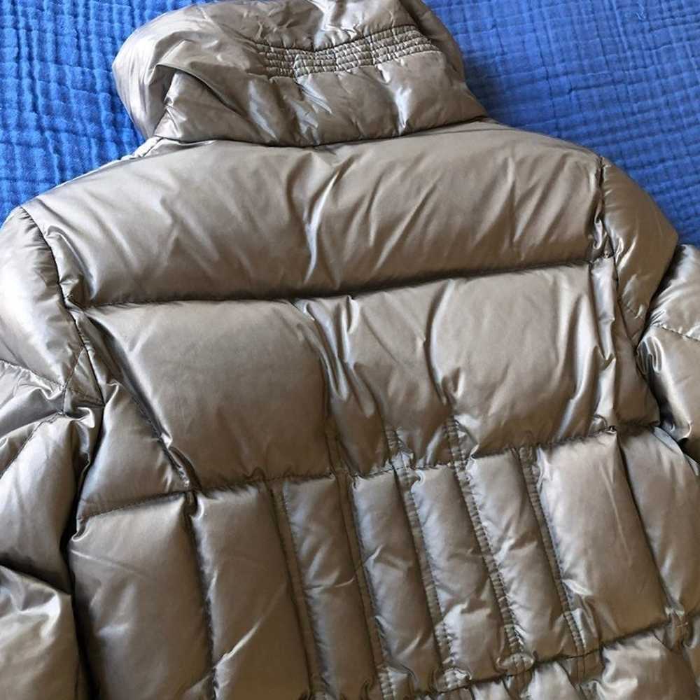 Down Puffer Jacket Coat Gray Metallic Size XS - image 7