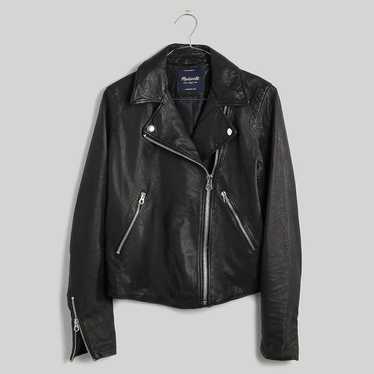 Madewell The Washed Leather Motorcycle Jacket