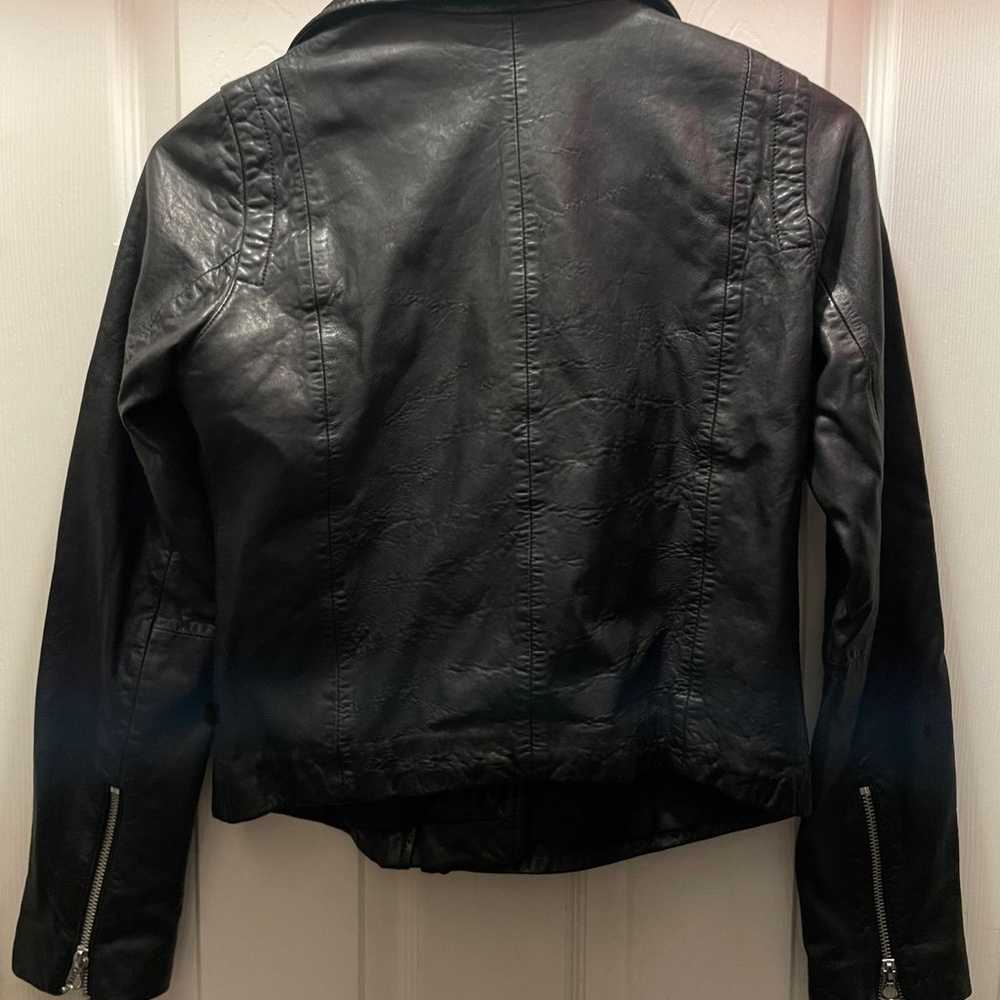 madewell washed leather moto jacket - image 5