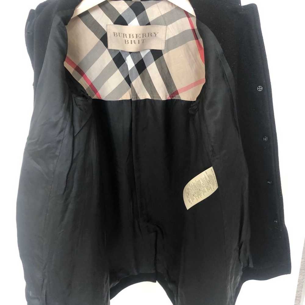 Burberry Brit Black Elmsby Wool cashmere coat - image 5