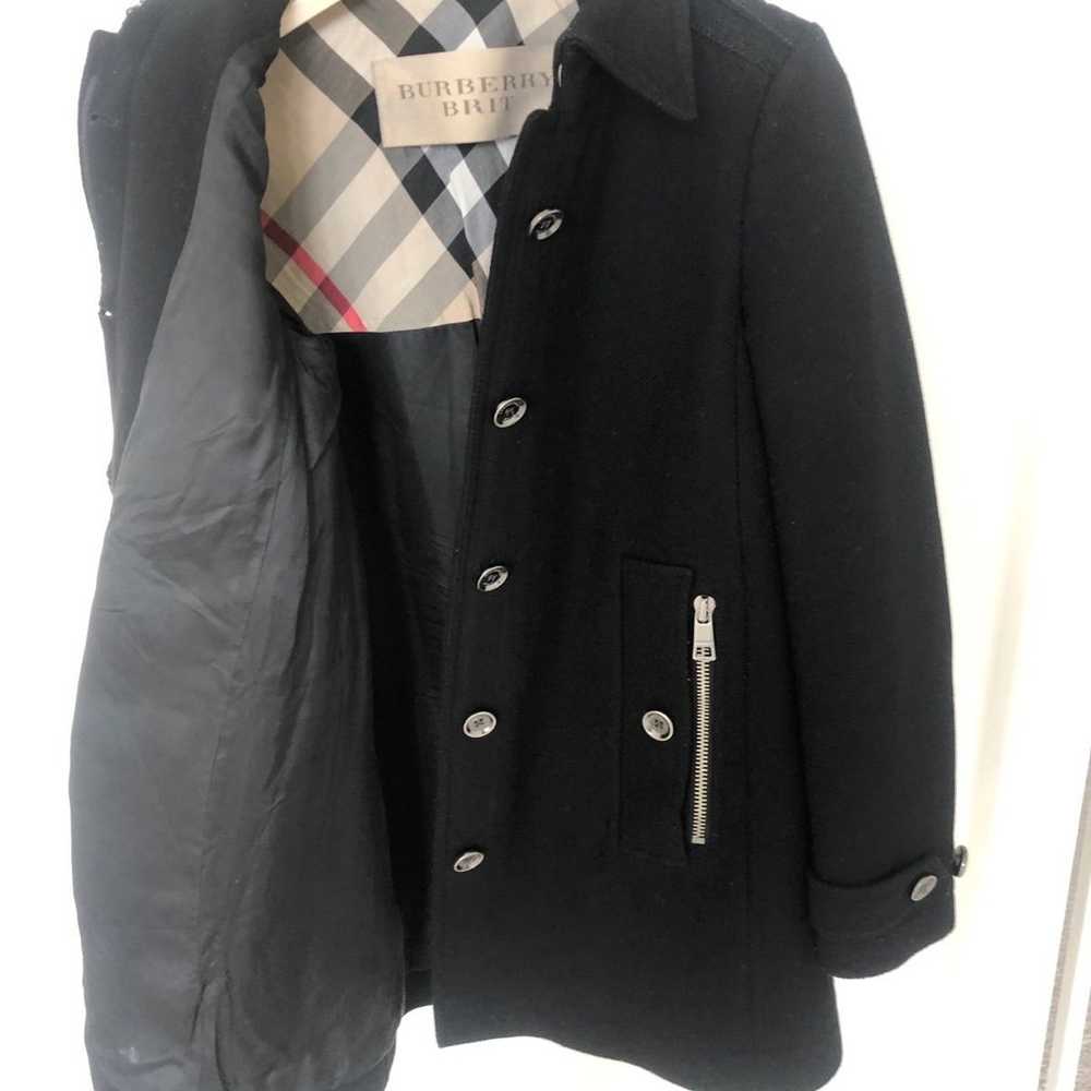 Burberry Brit Black Elmsby Wool cashmere coat - image 7