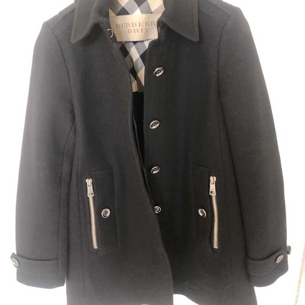Burberry Brit Black Elmsby Wool cashmere coat - image 9