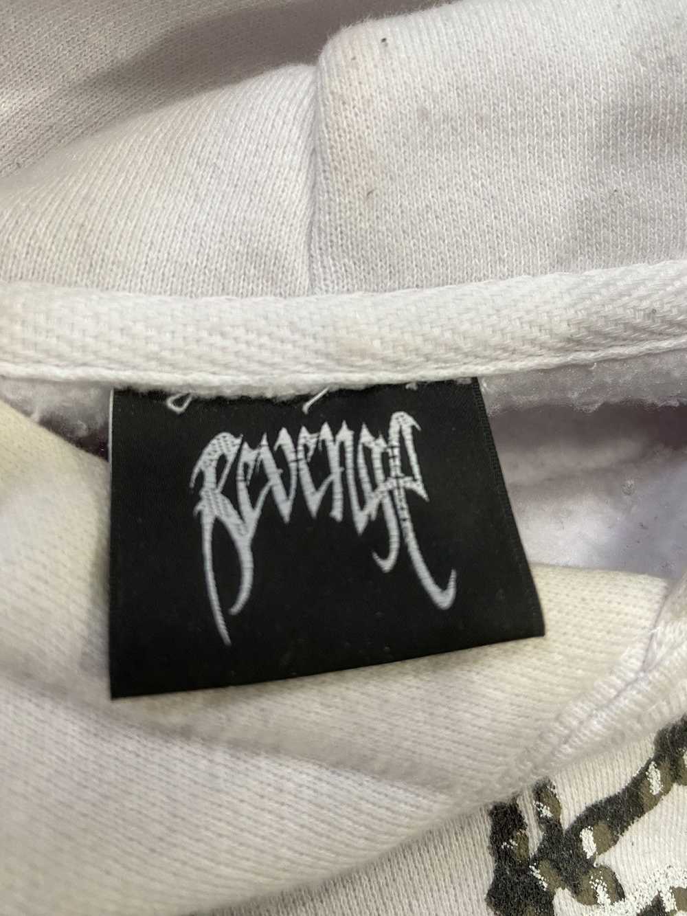 Revenge Revenge anarchy white hoodie - image 3
