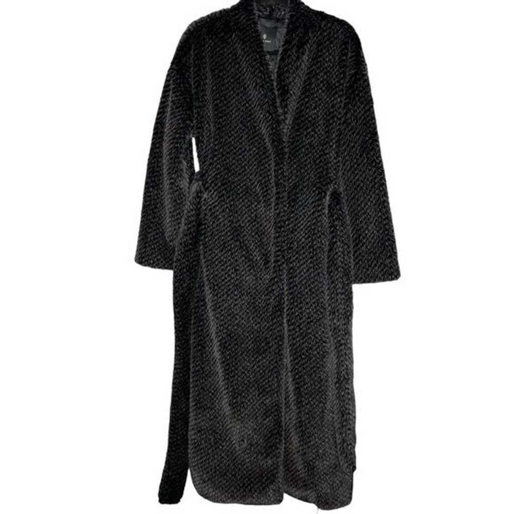 Anine Bing Faux Fur Black Coat size M - image 4