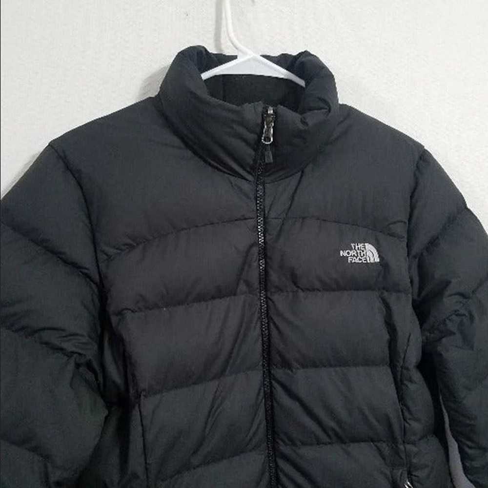 North Face Womens Medium Nuptse Jacket 700 Black … - image 2