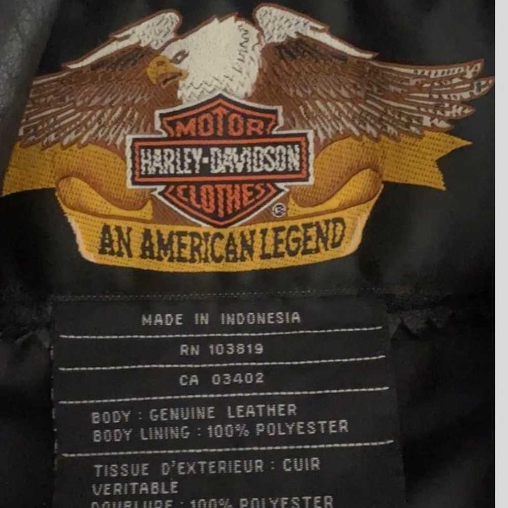 Harley Davidson Ladies Learher - image 9