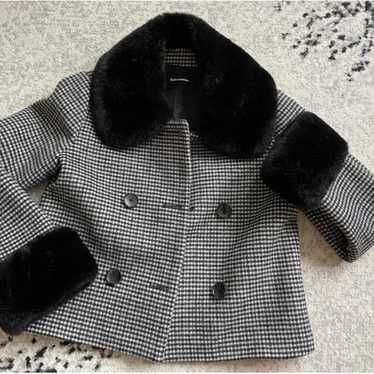 Reformation wool & faux fur jacket - image 1