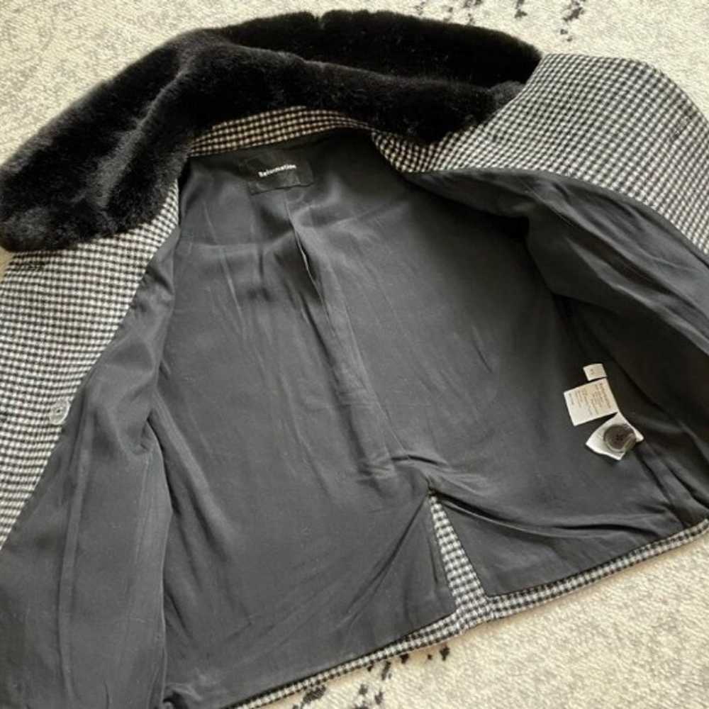 Reformation wool & faux fur jacket - image 2