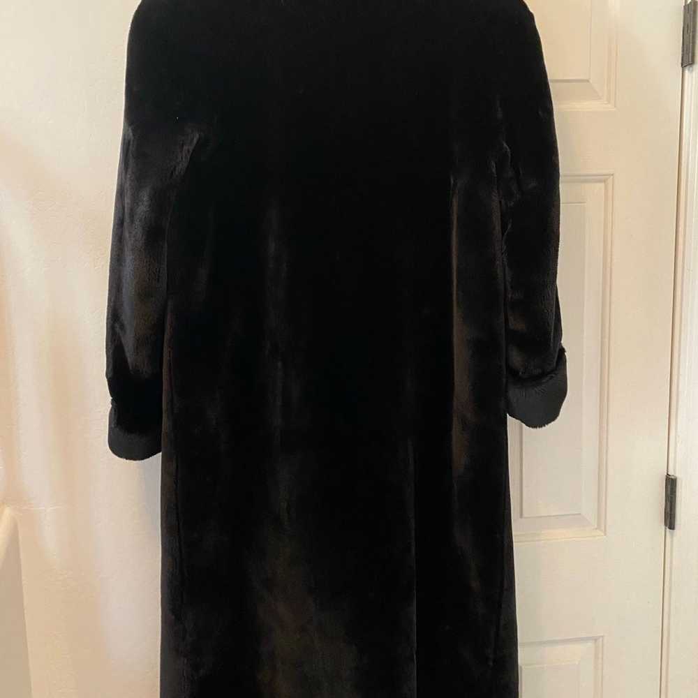 St  John faux fur coat - long - image 2