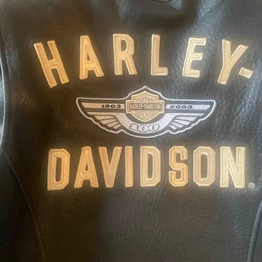 Harley Davidson Women's Motorcycle Leather Jacket - image 3