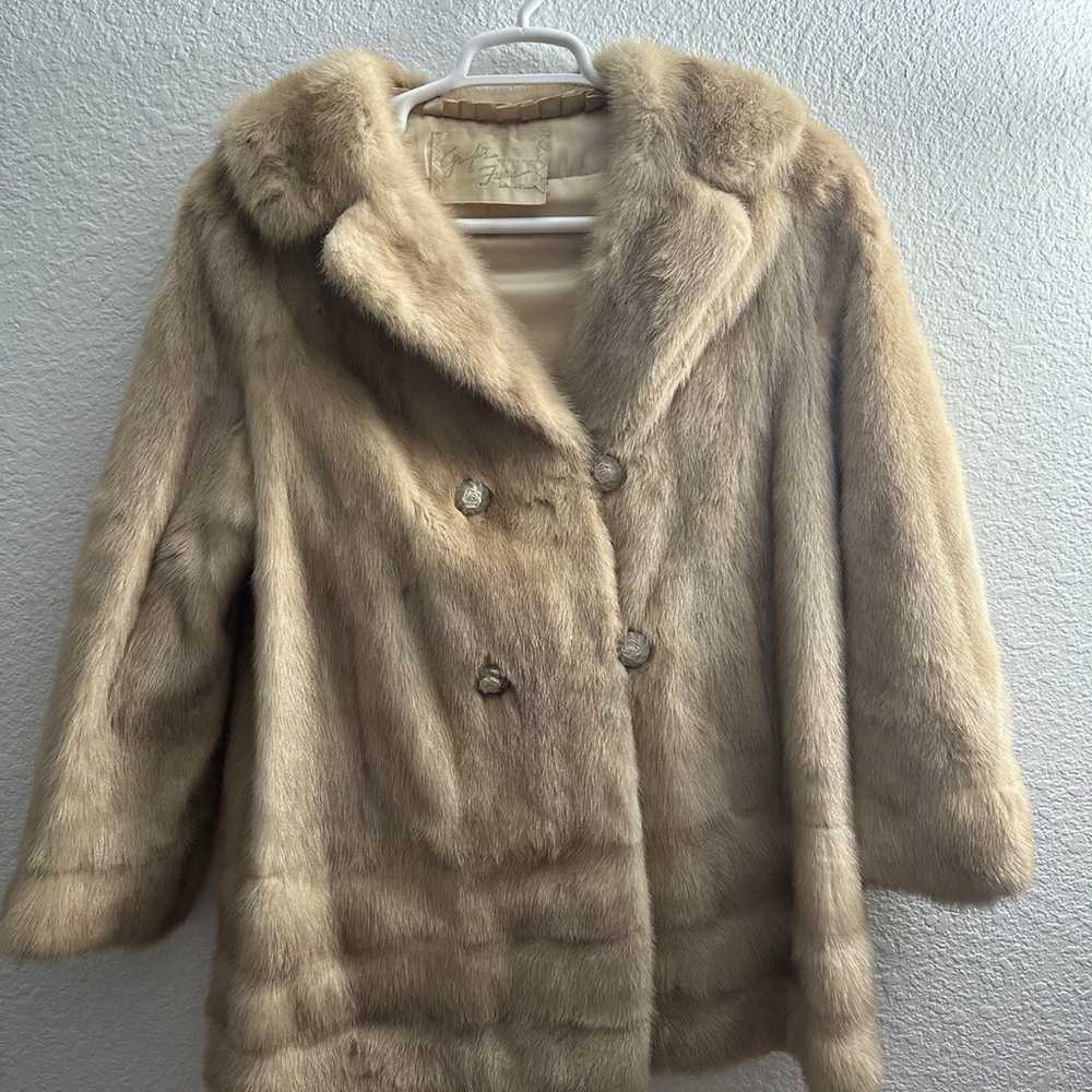 mink fur coat - image 1