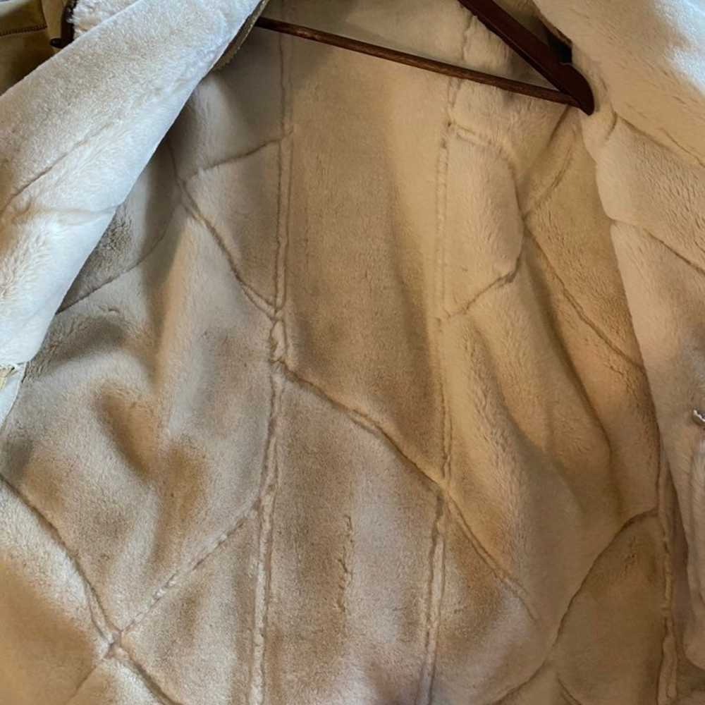 Gallery Vintage Genuine Leather Suede Fur Lined Y… - image 6