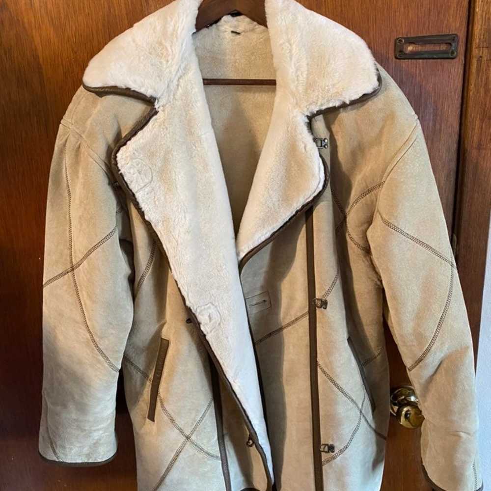 Gallery Vintage Genuine Leather Suede Fur Lined Y… - image 8